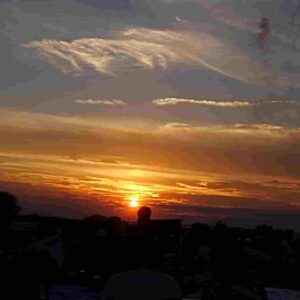 ブログのデザイン夕日と夕焼けで考える