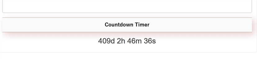 カウントダウンタイマーをプラグインなしで作成方法
