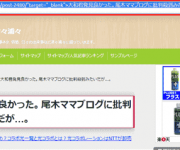 引用元サイトの選択テキスト部分を自動的に生成された引用タグ表示場所
